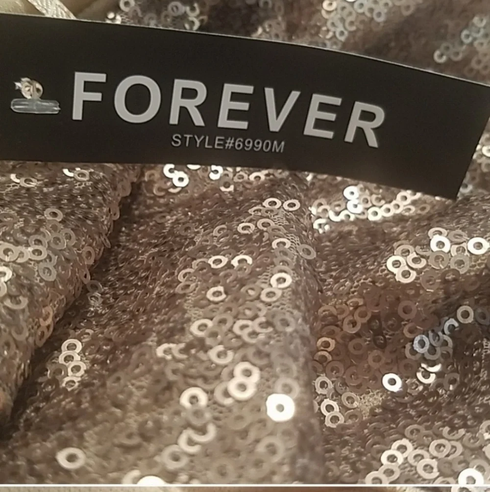 NWT Forever 21 gold sequin sheath dress L - Picture 3 of 4